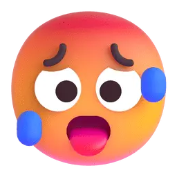 Hot Face Emoji