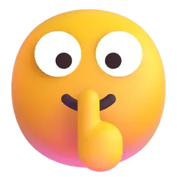 Shushing Face Emoji